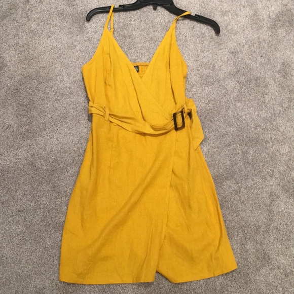 yellow wrap dress target